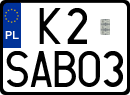 License plates of Poland, Vanity Plates