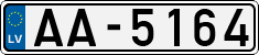 License plate of Latvia, Regular car plates