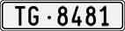 License plate of Switzerland, Cars