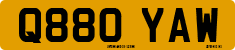License plate of the United Kingdom, 1983 year system