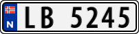 License plate of Norway, Trailers, motorcycles, special vehicles