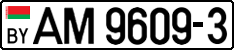 License plate Belarus, Trucks and buses (2004)