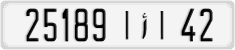 License plate of Morocco, Cars