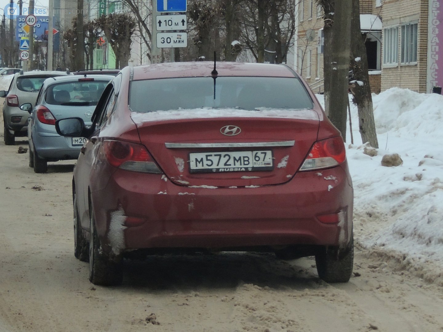 м 572 мв 67, Hyundai Solaris 1st gen Sedan (RB), 2011–2014