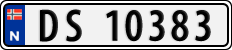 License plate of Norway, Cars