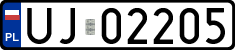 License plates of Poland, Military