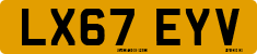 License plate of the United Kingdom, 2001 year system