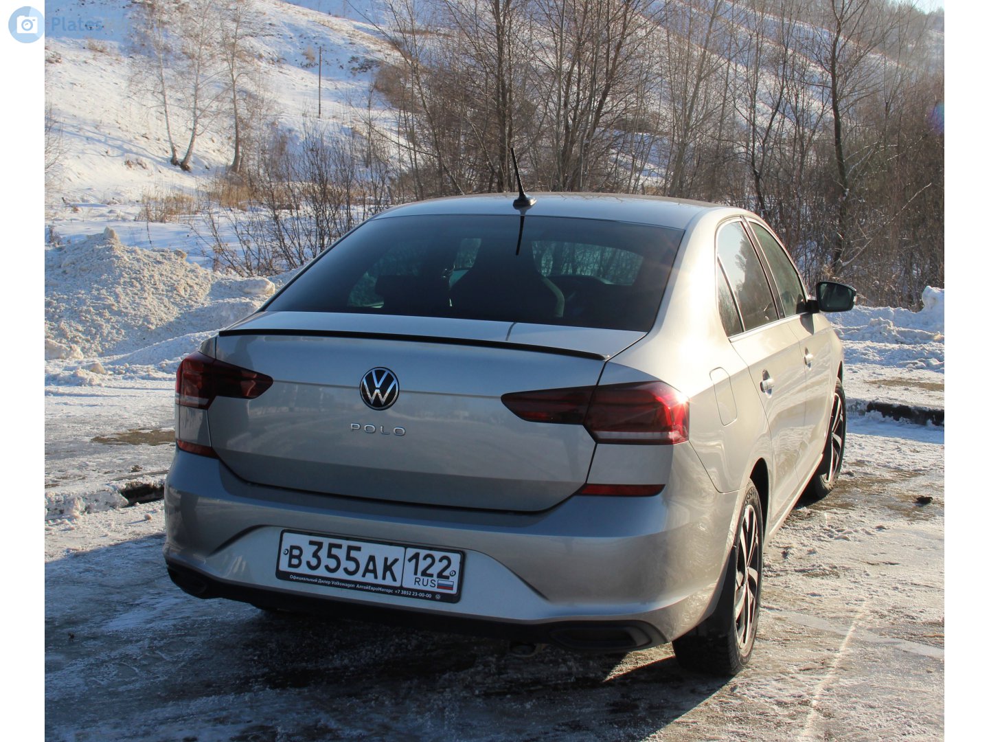 в 355 ак 122, Volkswagen Polo 6th gen Liftback (CK; CIS-market), 2020–2022
