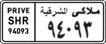 License plate of Egypt, Cars (1999)