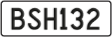 License plate of New Zealand, ABC1(23)