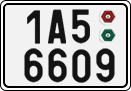 License plate of the Czech Republic, Cars (2001)