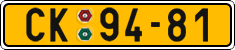 License plate of the Czech Republic, Commercial vehicles (1960)