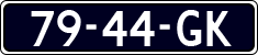 License plate of the Netherlands, Cars