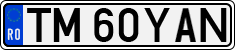 License plate of Romania, Regular plates
