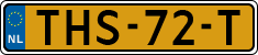 License plate of the Netherlands, Agricultural vehicles