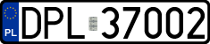 License plates of Poland, Regular car plates
