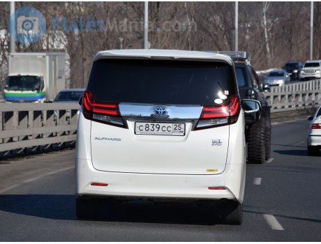 с839сс25, Toyota Alphard