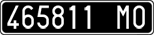 License plate of Italy, Cars (1927 year series)