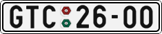 License plate of the Czech Republic, Cars (1960)