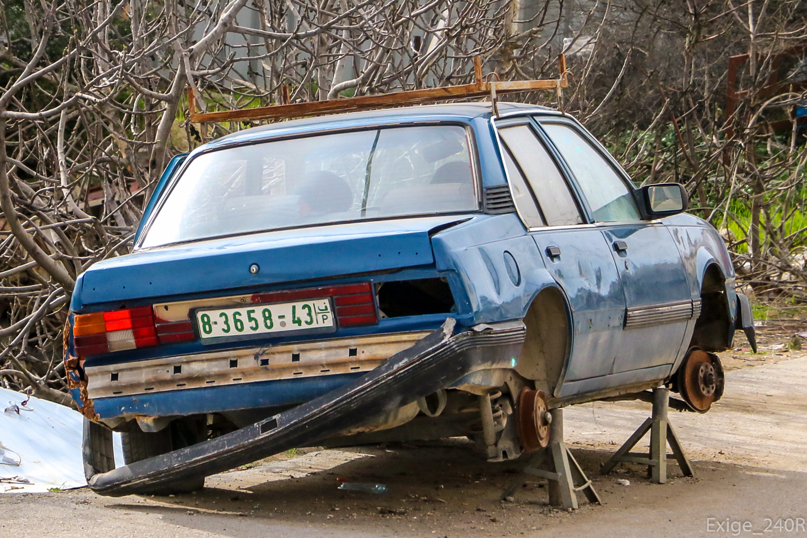 8-3658-43, Opel Ascona 3rd gen 4-door Sedan (C), 1981–1988