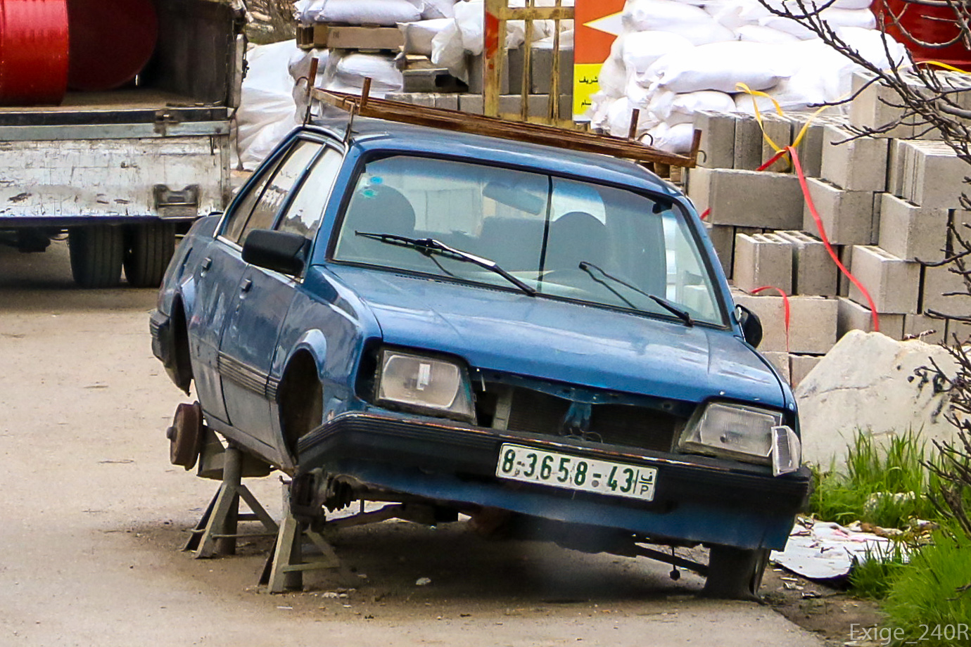 8-3658-43, Opel Ascona 3rd gen 4-door Sedan (C), 1981–1988
