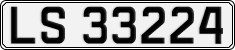 License plate of Norway, Cars