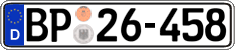 German license plate, Authorities and federal agencies