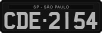 License plate of Brazil, Oldtimers (1990)