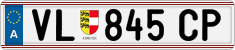 License plate of Austria, Regular plates