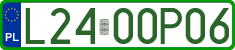 License plates of Poland, Professional plates