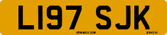 License plate of the United Kingdom, 1983 year system