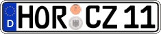 German license plate, Regular plates