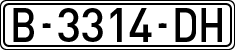 License plates of Spain, 1971 year series