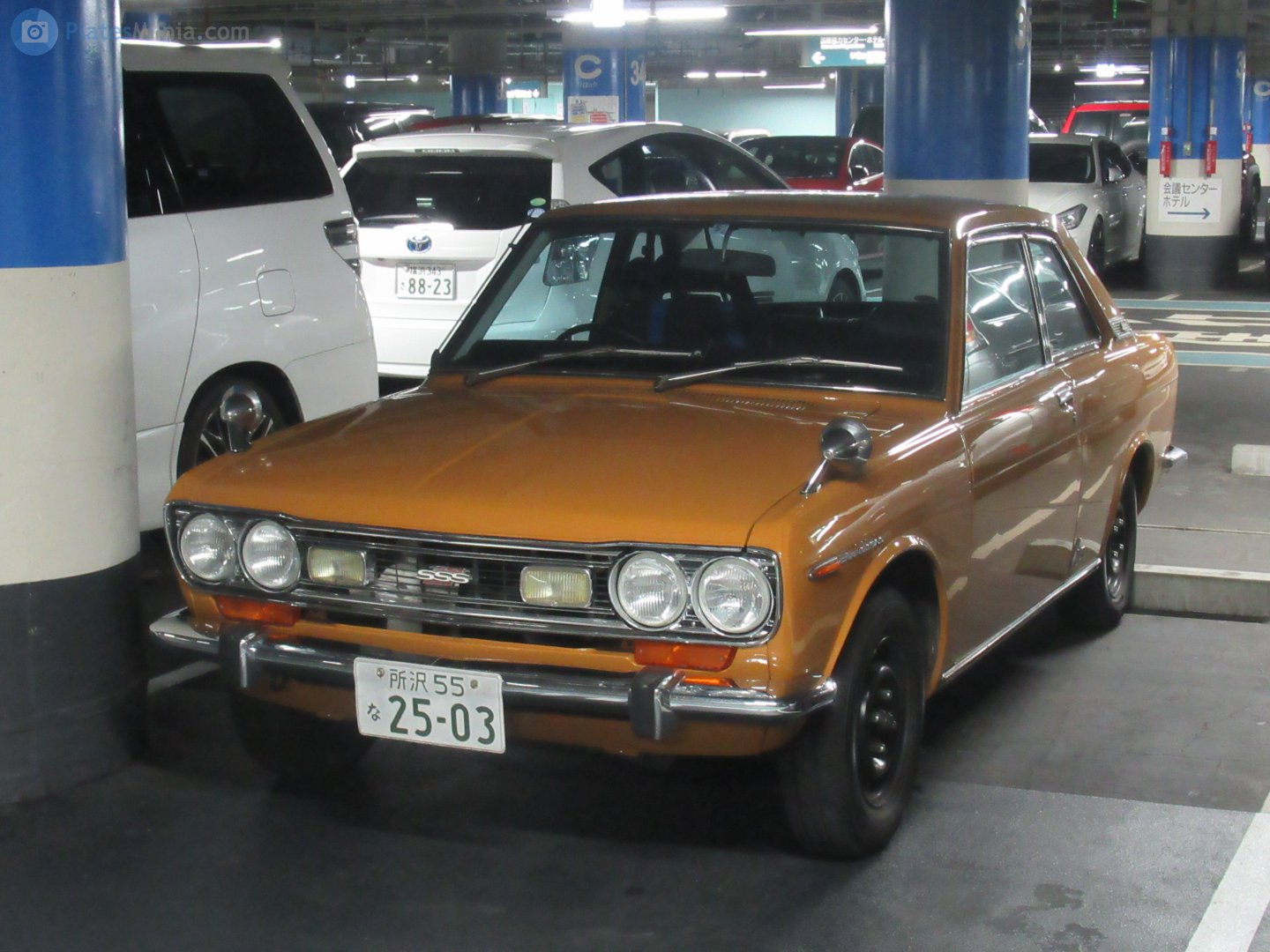 所沢 55 な 2503, Datsun Bluebird 3rd gen 2-door Sedan (510), 1967–1972