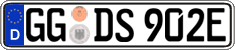 German license plate, Electric vehicles