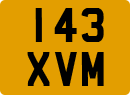 License plate of the United Kingdom, 1932 year system