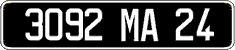 French license plate, FNI