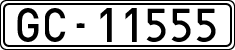 License plates of Spain, 1900 year series