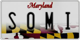 Maryland, Vanity Plates