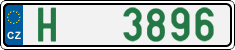 License plate of the Czech Republic, Dealer (2001)