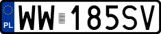 License plates of Poland, Regular car plates