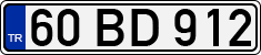 License plate of Turkey, Regular plates
