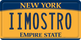 New York, Vanity Plates