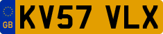 License plate of the United Kingdom, 2001 year system