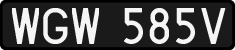 License plates of Poland, 1976 year system