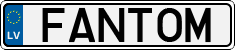 License plate of Latvia, Vanity Plates