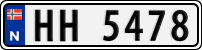 License plate of Norway, Trailers, motorcycles, special vehicles