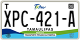 Tamaulipas, Cars (AAA-000-A)