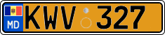 License plate of Moldova, Public transport (2015)