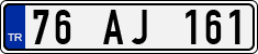 License plate of Turkey, Regular plates